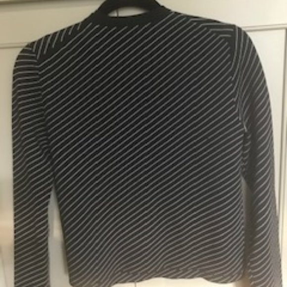 NWOT Maje Striped Stretch Knit 2 Piece Cardigan - Picture 11 of 12